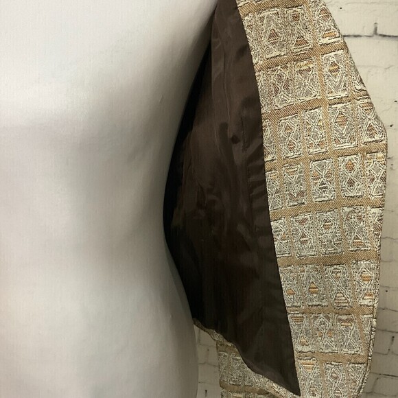 Jones New York Petite Womens Tan Bronze Blazer Business Jacket Size 4P U1 - Picture 10 of 12